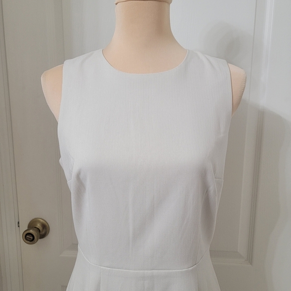 H&M Size 10 Light Greige Sleeveless A-Line Dress, Lined. Gently Used Condition - Picture 2 of 12